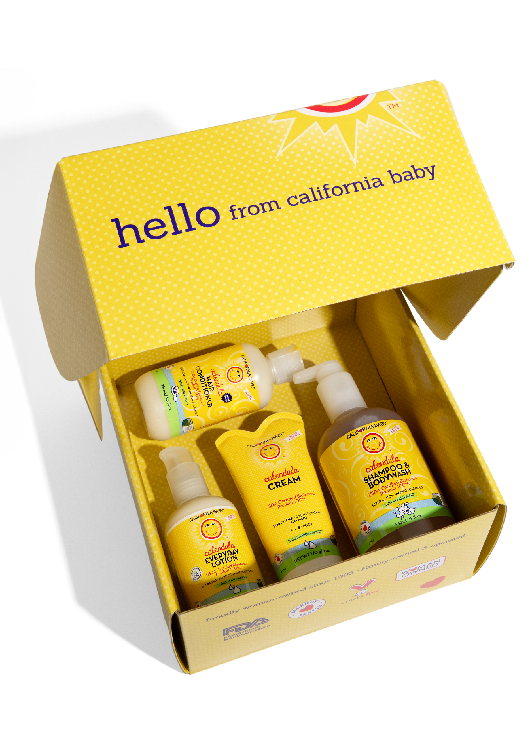 Hello From California Baby Luxury Gift Set