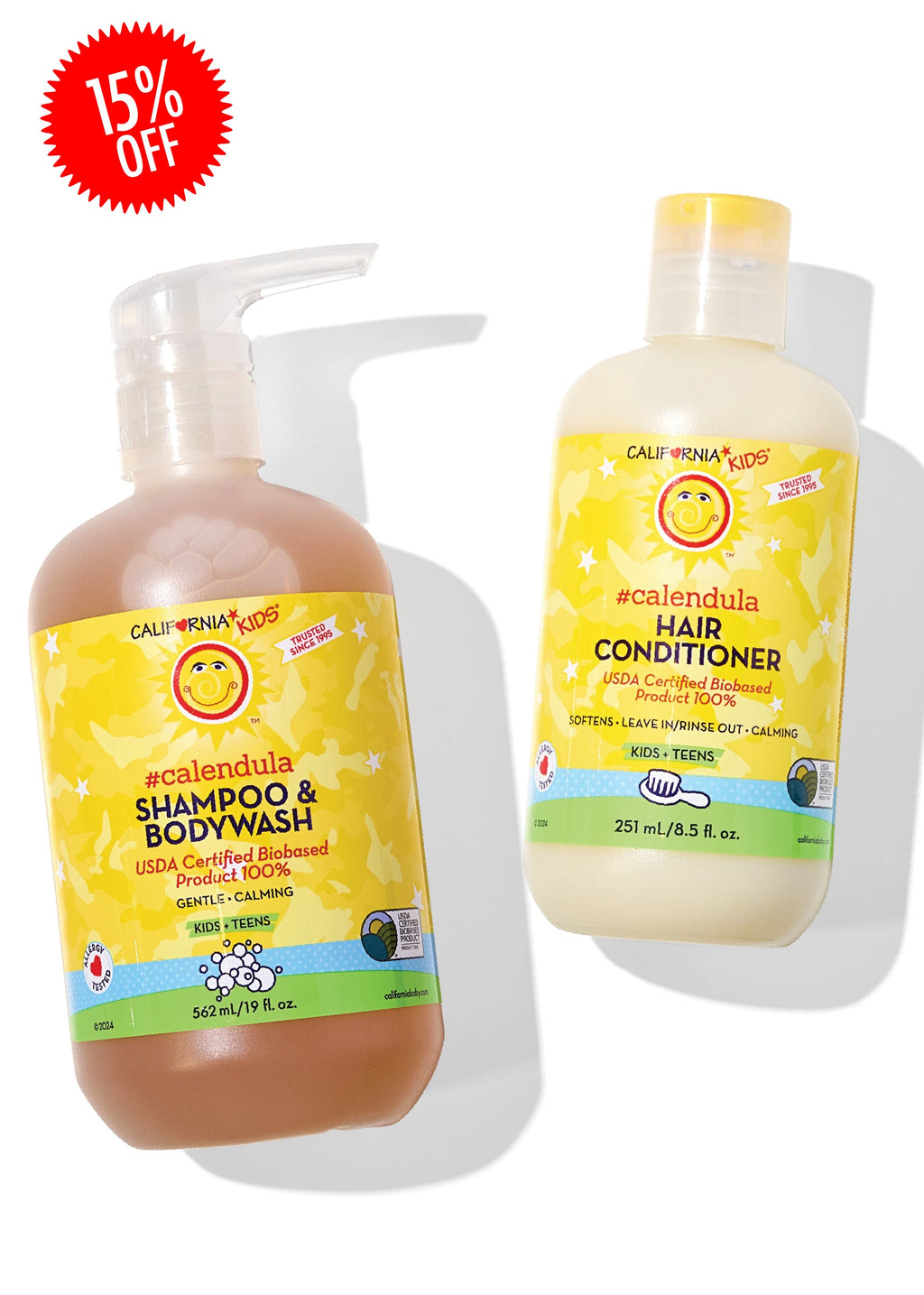 Hello From California Pure & Gentle Shampoo & Conditioner